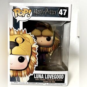 Funko POP! Harry Potter - Luna Lovegood Lion Head Collectable #47